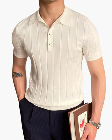 Capri Ribbed Cotton Polo