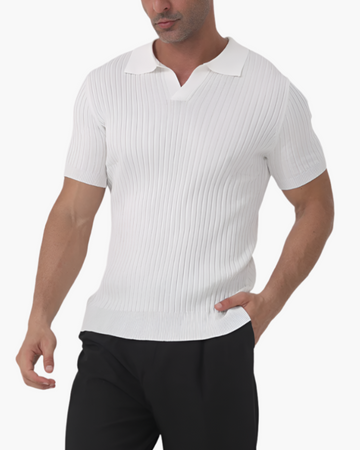 Sorrento Ribbed Cotton Polo